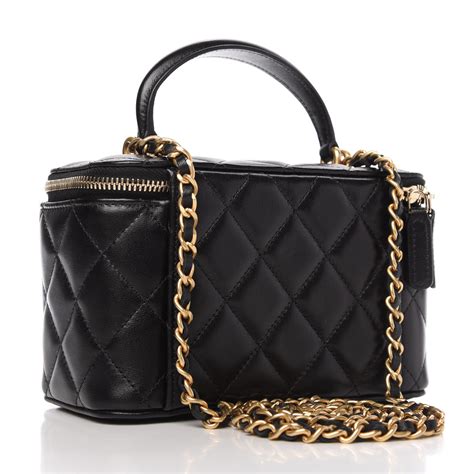 chanel mini vanity top handle|chanel crossbody vanity bag.